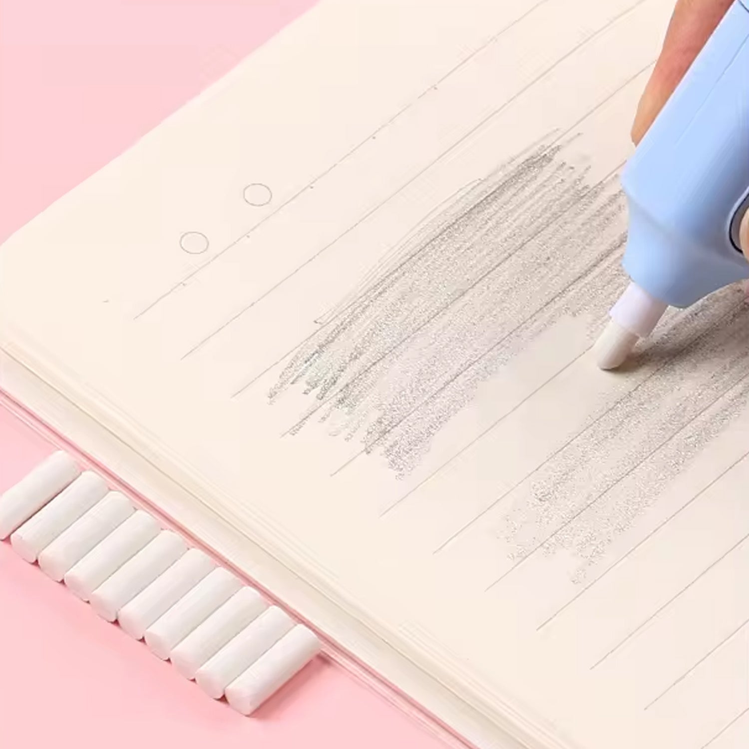 Electric Eraser Kit – Battery Operated with 10 Refills for Drawing & Sketching (Mix Design / Battery Not Included) Electric Eraser Kit – Battery Operated with 10 Refills for Drawing & Sketching (Mix Design / Battery Not Included)